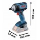 BOSCH GDS 18V-300 triecienskrūvgriezis SOLO L-Boxx